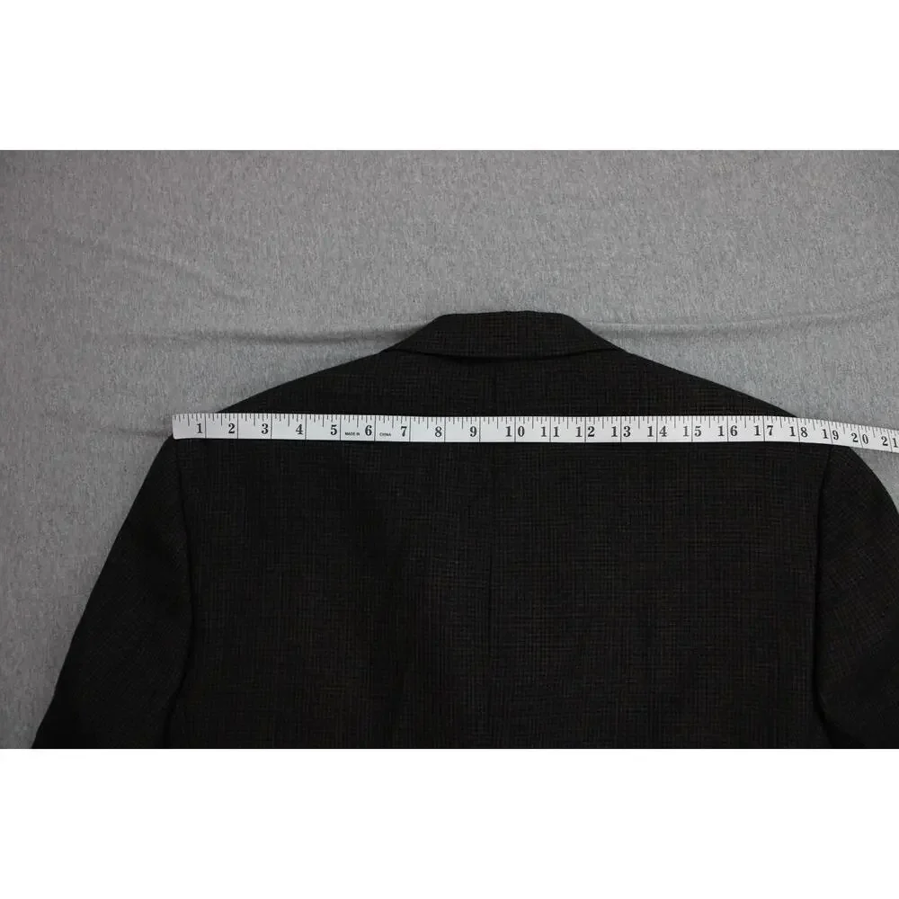 Lauren‎ Ralph Lauren Blazer Men 40R Houndstooth Wool 2-Button Single Breasted